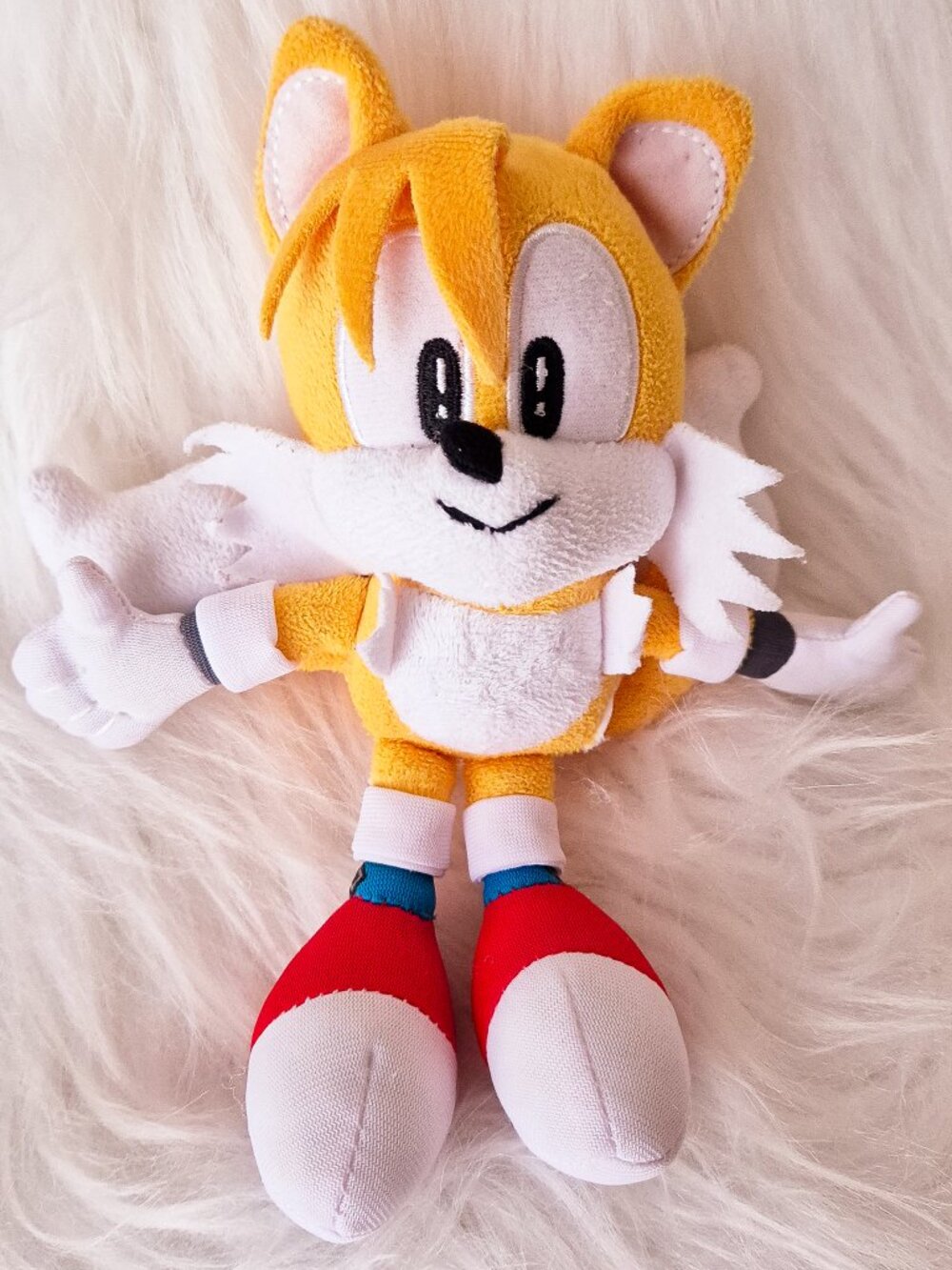 Jazwares Sonic The Hedgehog Classic Tails 8" Plush SEGA 20th Anniversary Rare